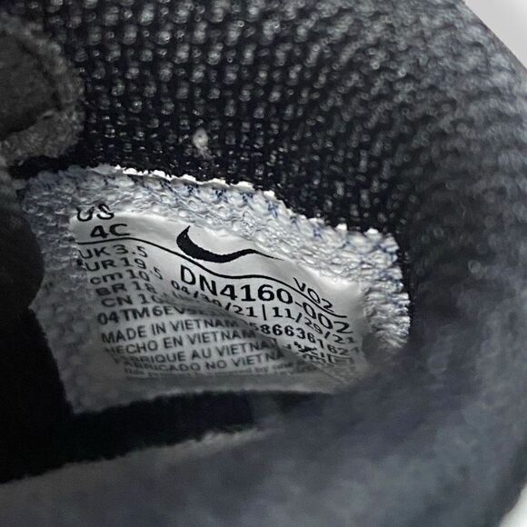 Nike x Stussy Air Force 1 Mid TD Black / White Toddler size 4C DN4160-002 New - Picture 12 of 12